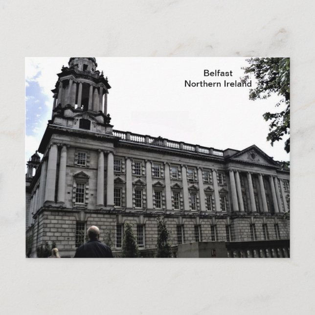 Northern Ireland, Belfast City Hall, Belfast Postcard (Front)