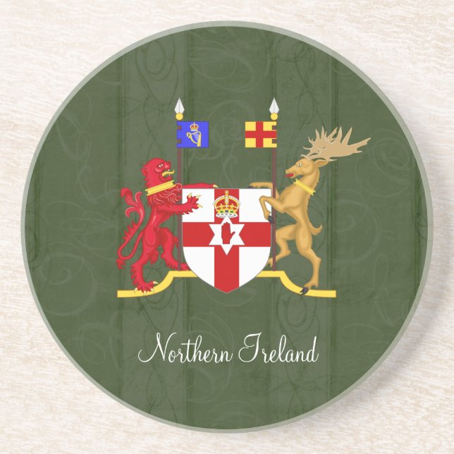 Northern Ireland Coat of Arms Coaster (Front)