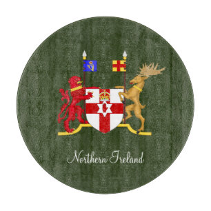 Northern Ireland Coat of Arms Cutting Board