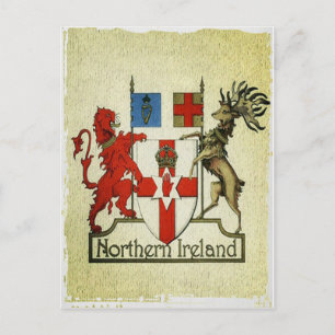 Northern Ireland coat-of-arms Postcard