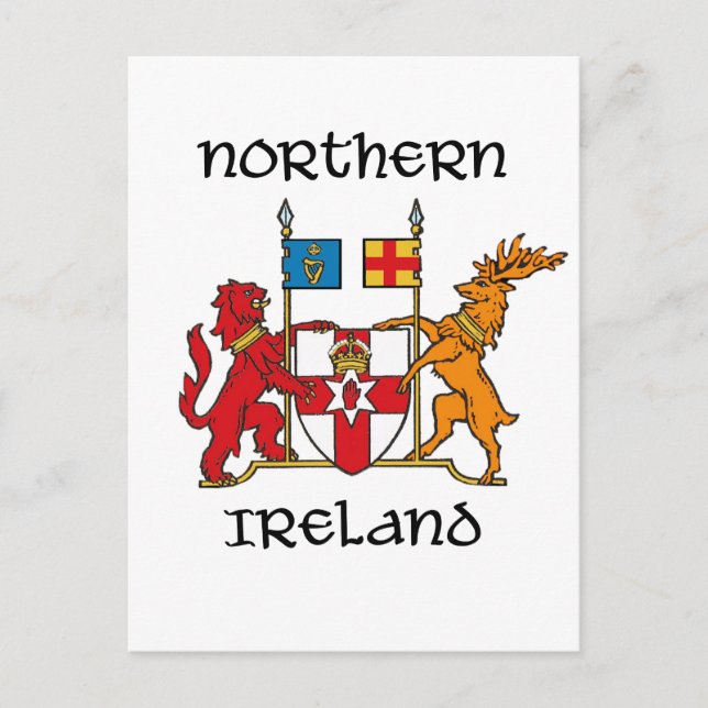 Northern Ireland - coat of arms/symbol/emblem Postcard (Front)