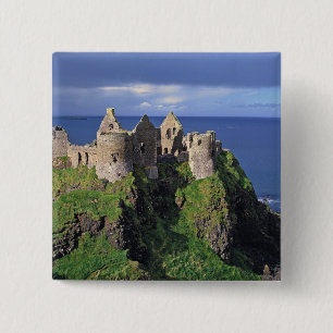 Northern Ireland, County Antrim, Dunluce 15 Cm Square Badge