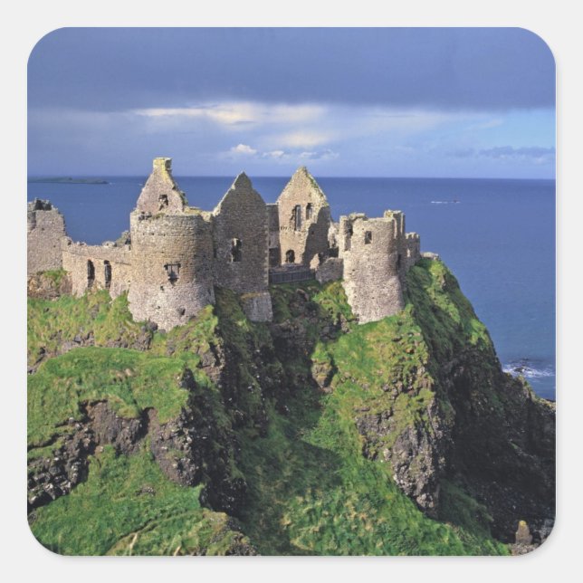 Northern Ireland, County Antrim, Dunluce Square Sticker (Front)