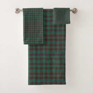Northern Ireland County Antrim Tartan Bath Towel Set