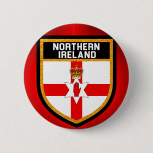Northern Ireland Flag 6 Cm Round Badge
