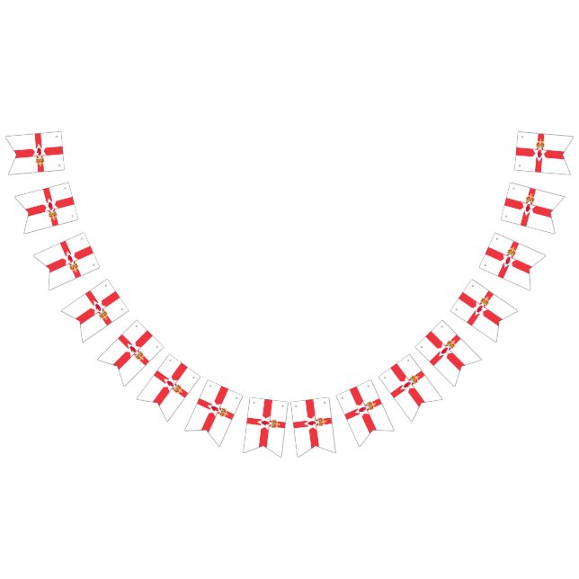 Northern Ireland flag bunting banner (All)