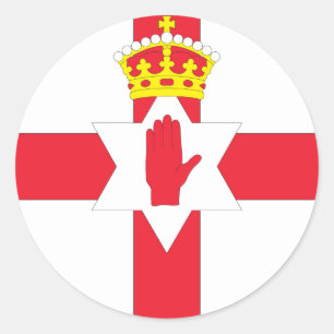 Northern Ireland Flag Classic Round Sticker
