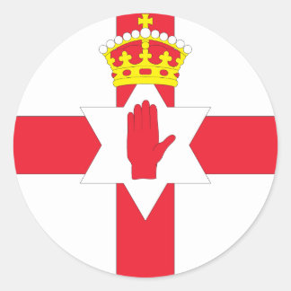 Northern Ireland Flag Classic Round Sticker