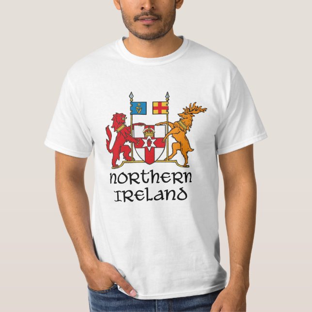 NORTHERN IRELAND - flag/coat of arms/emblem/symbol T-Shirt (Front)