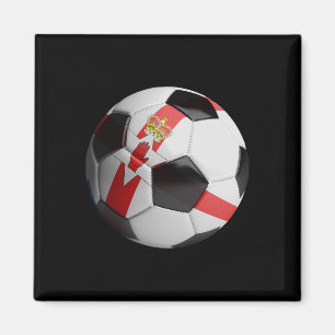 Northern Ireland Flag Footll Soccer Ll Magnet