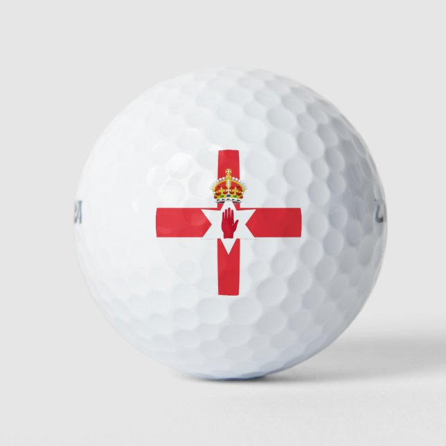 Northern Ireland flag Golf Balls (Front)