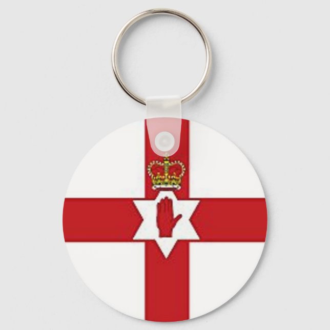 Northern Ireland flag Key Ring (Front)