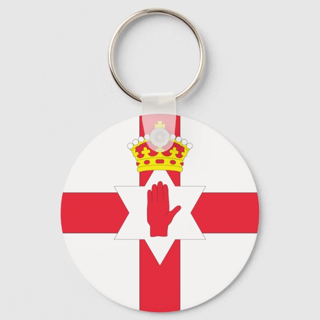 Northern Ireland Flag Key Ring (Front)