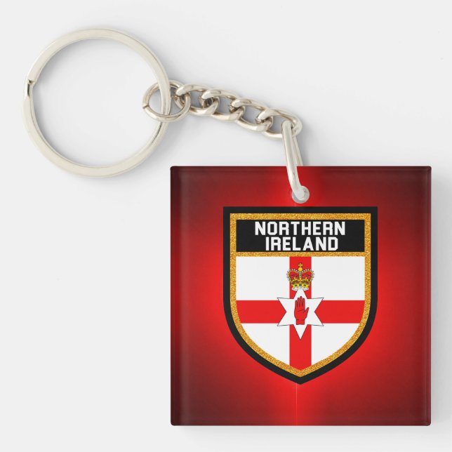 Northern Ireland Flag Key Ring (Front)