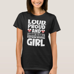 Northern Ireland Flag Proud Northern Irish people T-Shirt