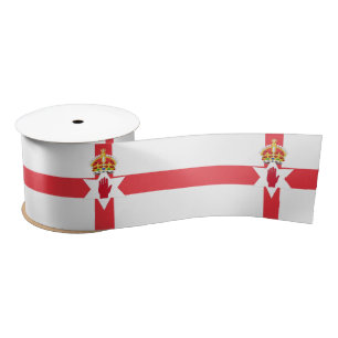 Northern Ireland flag Ribbon Satin Ribbon
