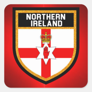 Northern Ireland Flag Square Sticker