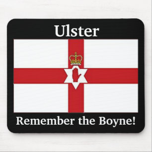 Northern Ireland flag, Ulster, Remember the Boyne! Mouse Mat