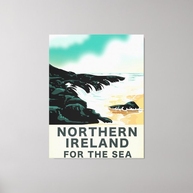 Northern Ireland for the sea Canvas Print (Front)