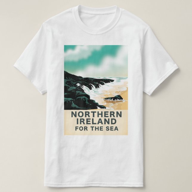 Northern Ireland for the sea T-Shirt (Design Front)
