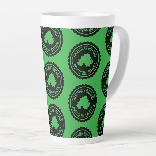Northern Ireland Latte Mug (Right Angle)
