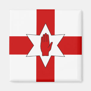 Northern Ireland Magnet - Star & Hand on Cross