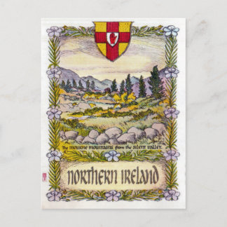 Northern Ireland Mourne mountains postcard