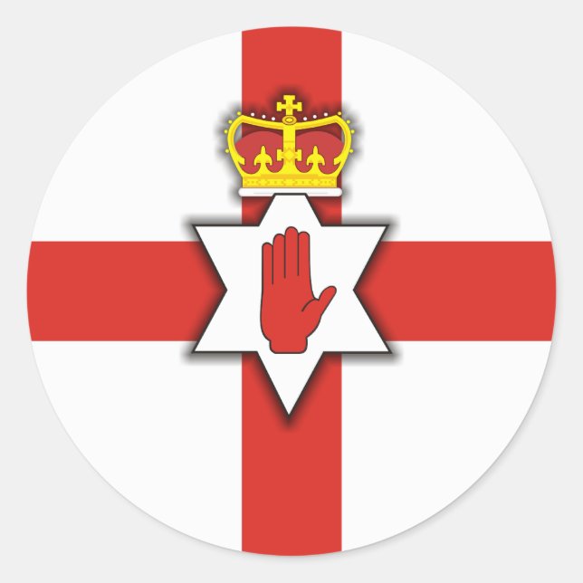 Northern Ireland Pride Classic Round Sticker (Front)