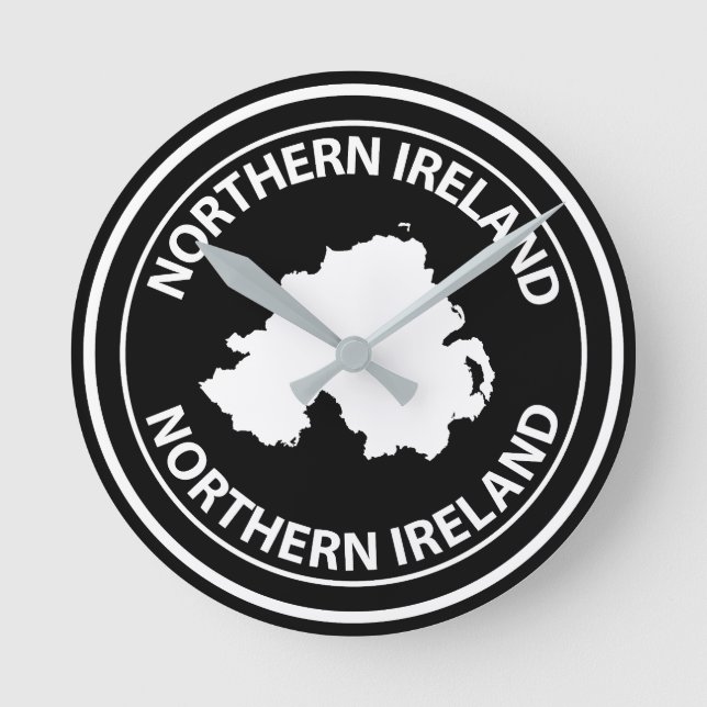 Northern Ireland Round Clock (Front)