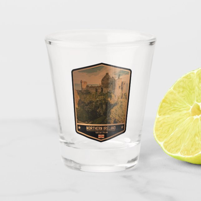 Northern Ireland Shot Glass (Front)