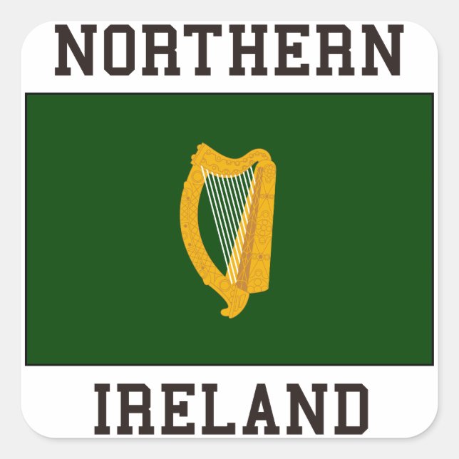 Northern Ireland Square Sticker (Front)
