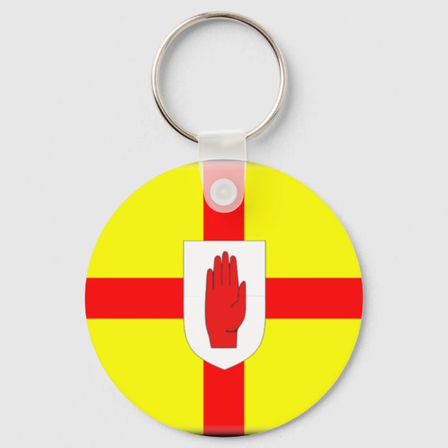 Northern Ireland (Ulster) Flag Key Ring (Front)