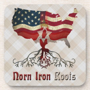 Northern Irish American Cork Coasters