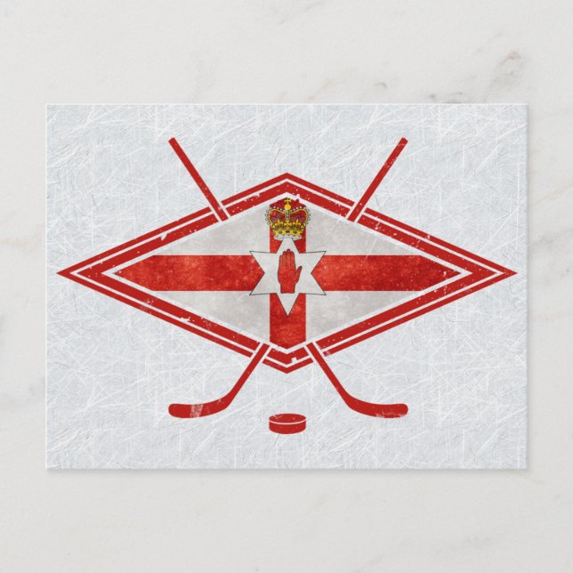 Northern Irish Ice Hockey Postcard (Front)