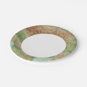Northern Italy, Austria, &c Paper Plate