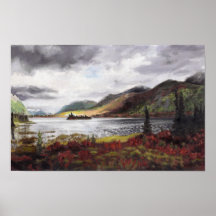 Northern Lake in Autumn: 17X11