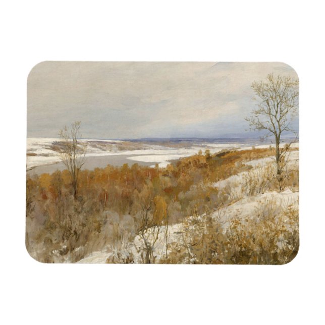 Northern Landscape, Vasili Dmitrijevitš Polenov Magnet (Horizontal)