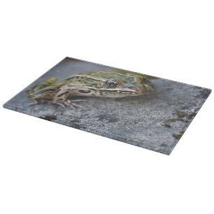 Northern Leopard frog, See-through Island, Cutting Board