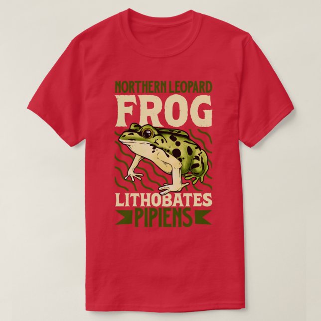 Northern Leopard Frog T-Shirt (Design Front)