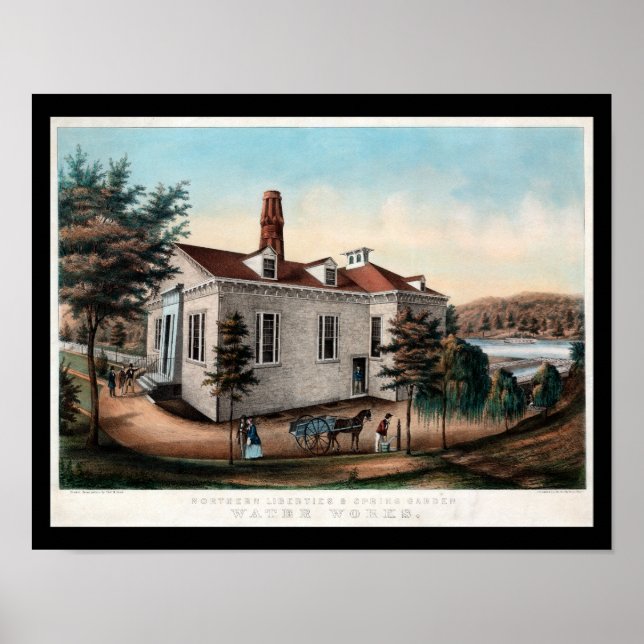 Northern Liberties Spring Garden Water Works Poster (Front)