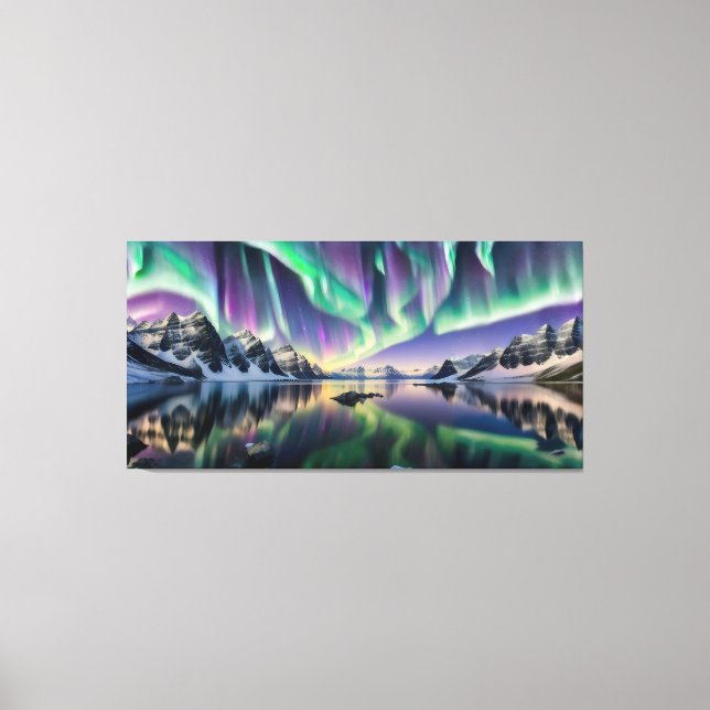 Northern Light (Aurora Borealis) Canvas Print (Front)