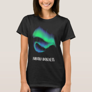 Northern Light Aurora Green Sky Men Women Kids T-Shirt