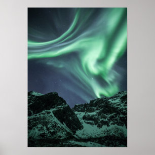 Northern Light in Norway Poster