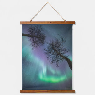 Northern Light Trees Hanging Tapestry