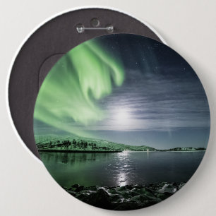 Northern Lights 6 Cm Round Badge