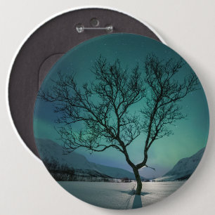 Northern Lights 6 Cm Round Badge