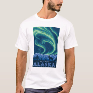 Northern Lights - Anchorage, Alaska T-Shirt