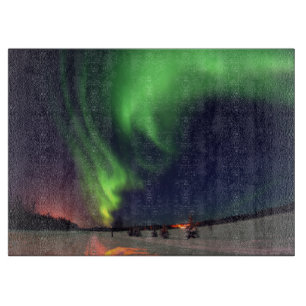 Northern Lights at Bear Lake Cutting Board