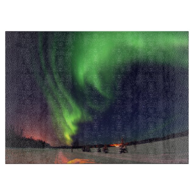 Northern Lights at Bear Lake Cutting Board (Front)