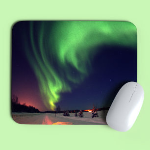 Northern Lights at Bear Lake Mouse Mat